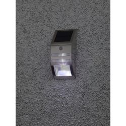 ЭРА Фасадный светильник Хром, на солнечной батарее, 3LED, 50lm