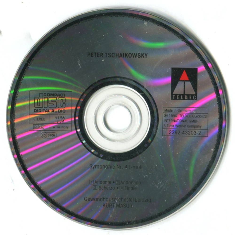 Gewandhausorchester Leipzig, Kurt Masur / Piotr Tchakovsky: Simphony No.4, Romeo & Juliet (CD)