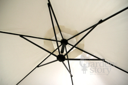 Зонт Банан 1 уп. (купол бежевый) арт.AU006/WR2708 "Garden story"