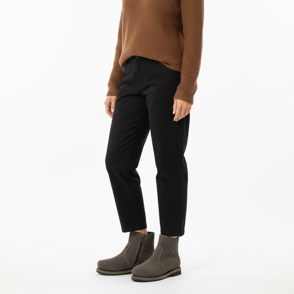 Унты-ботиночки женские из замши