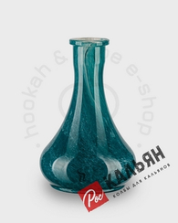 3.13 Колба Капля Бирюзовый и белый алебастр