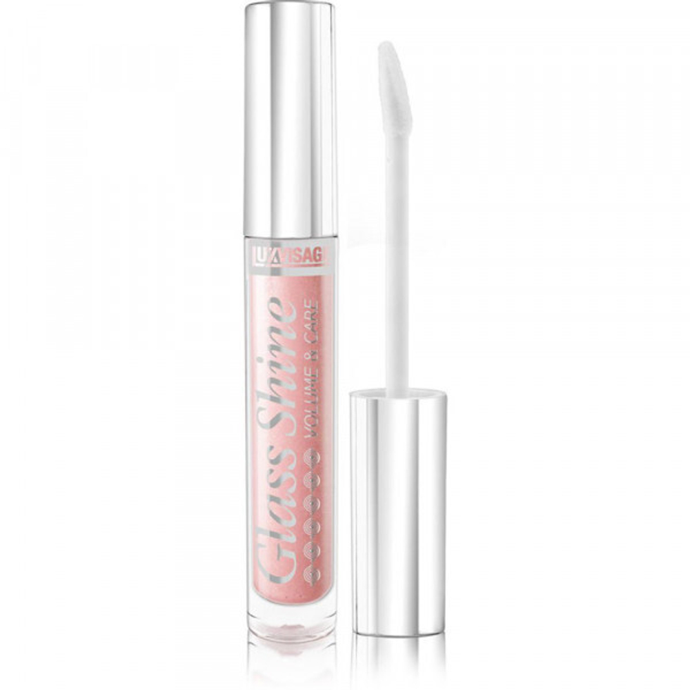 LUXVISAGE Блеск для губ "Glass Shine" тон 02 3 мл