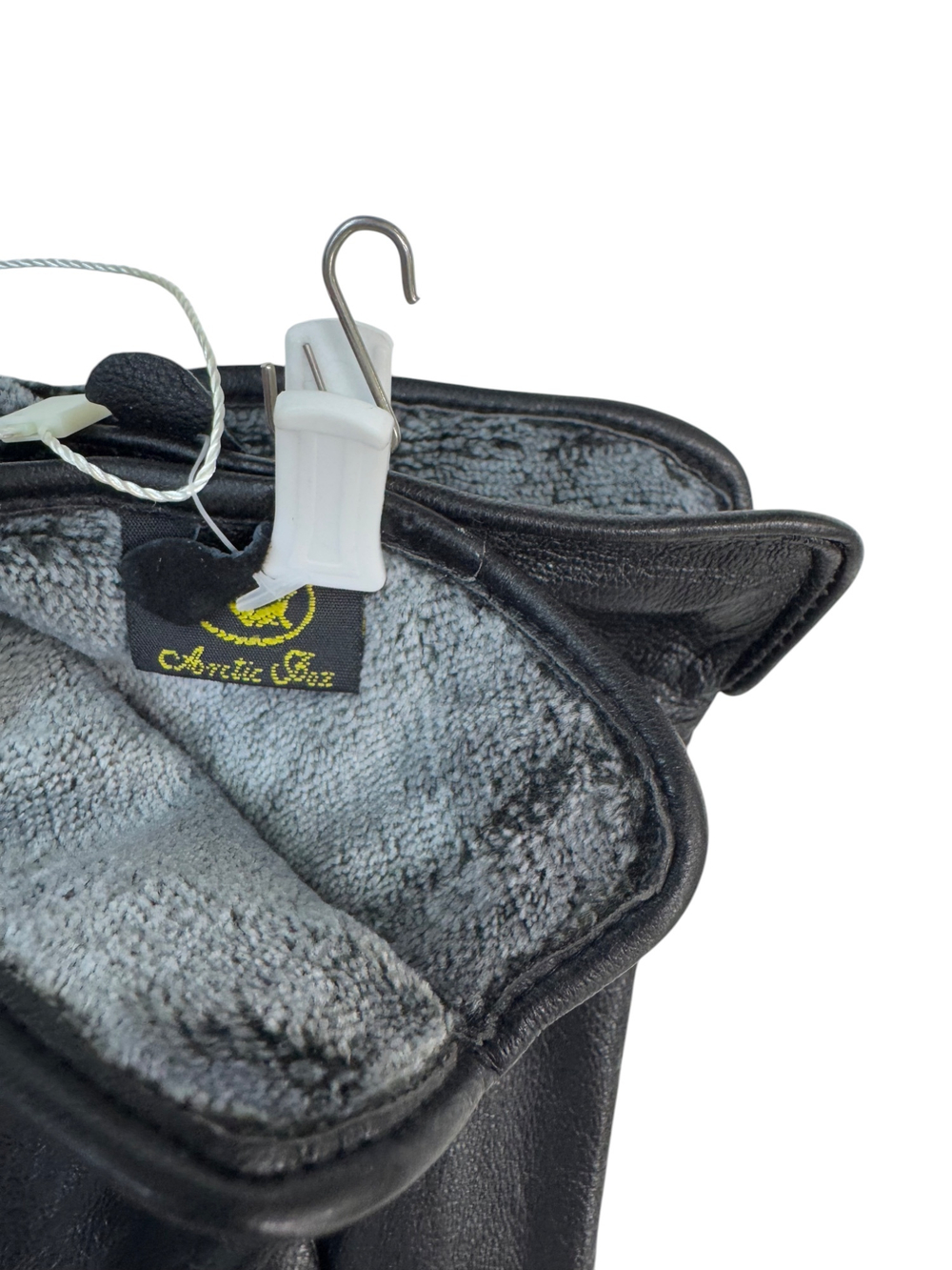 Перчатки. Женские. Материал верха: Кожаные. Подклад: Плюш-флис. 5 шт в упаковке.