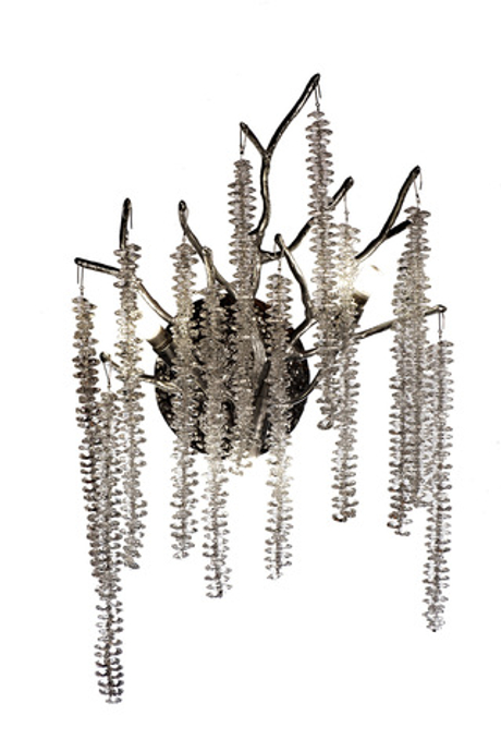 Светильник бра 30х45см Garda Decor серебряный