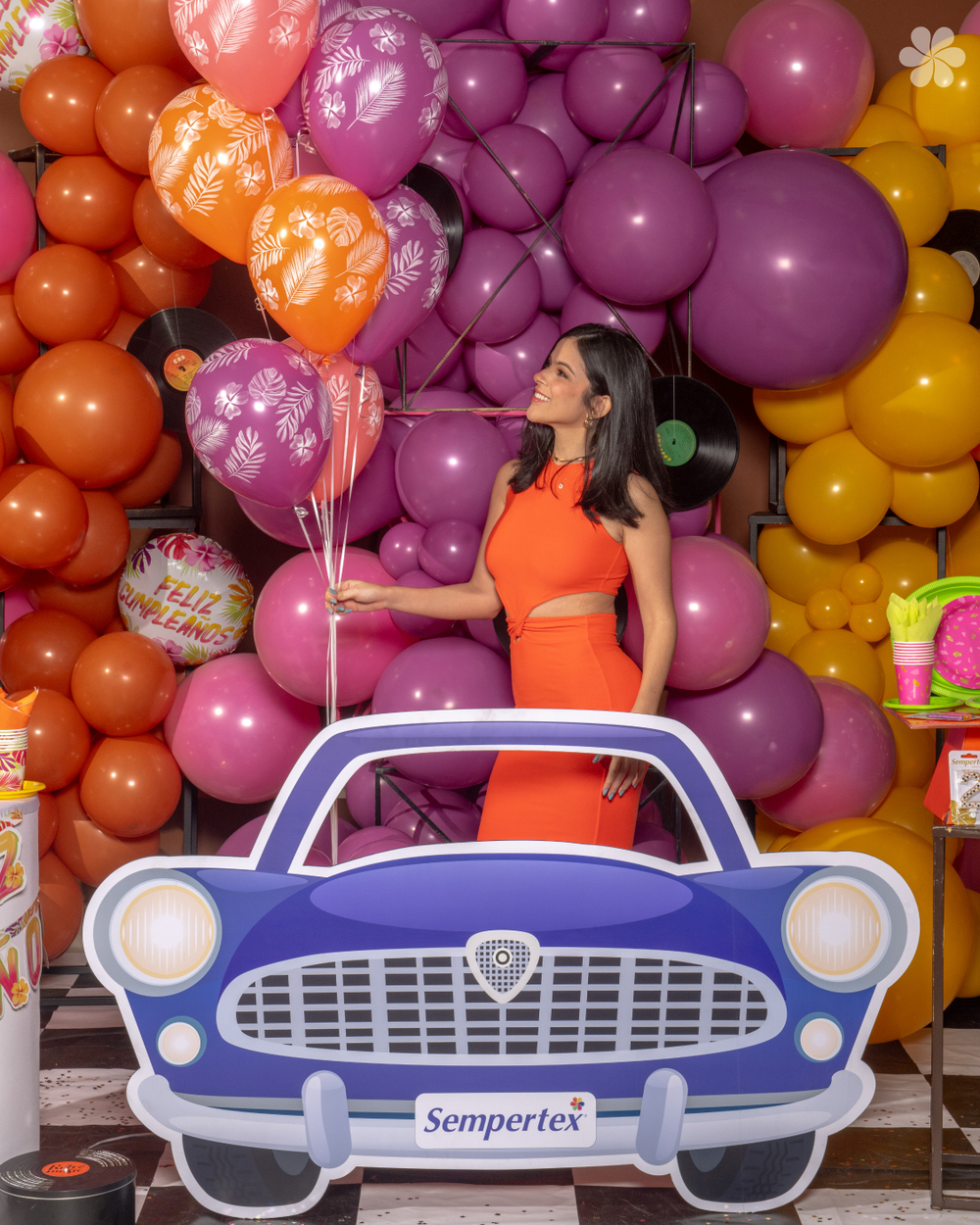 Шар 24" Пурпурная орхидея пастель 056 Sp