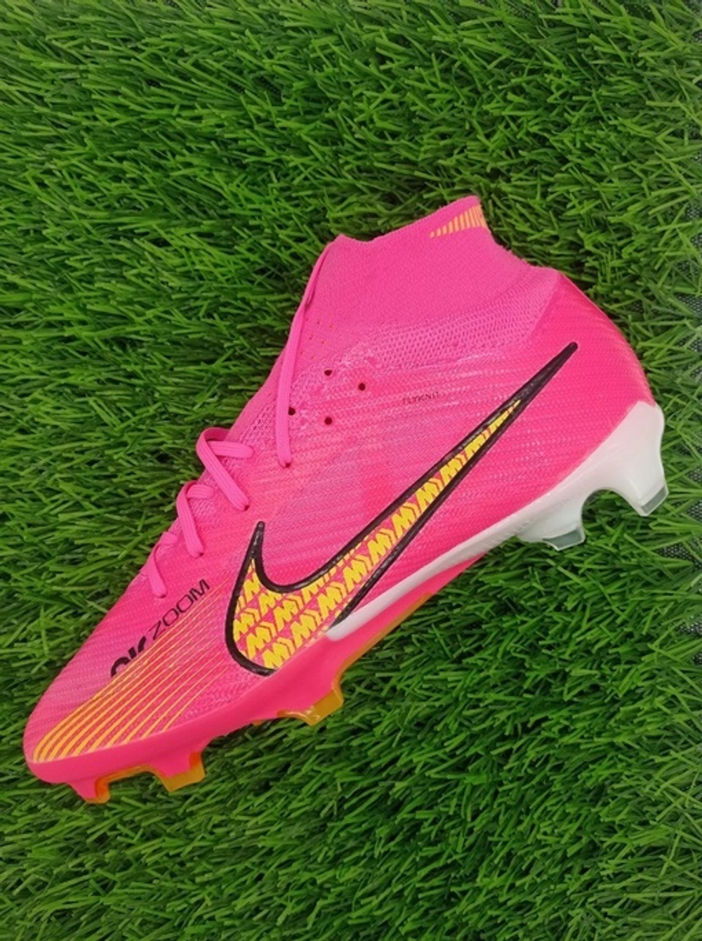 Бутсы  Nike Zoom Mercurial Superfly 9 Elite FG (Розовый)