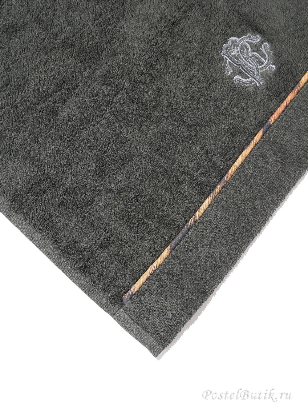 Набор полотенец 2 шт Roberto Cavalli Basic темно-серый фото