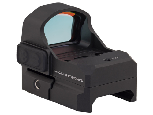 Коллиматорный прицел Gaut Tourmaline 1x24x17, открытый, точка 3 МOA красная, Weaver (G-O-2417-3R)