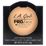 L.A. Girl, PRO. Матовая прессованная пудра для лица, GPP605 телесный бежевый, 7 г (0,25 унции)