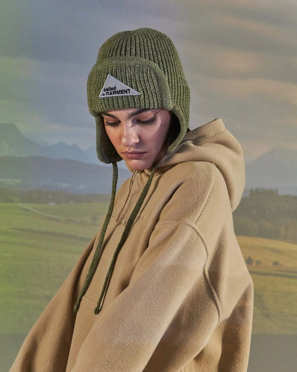 Худи Called a Garment Wrap Женский Бежевый