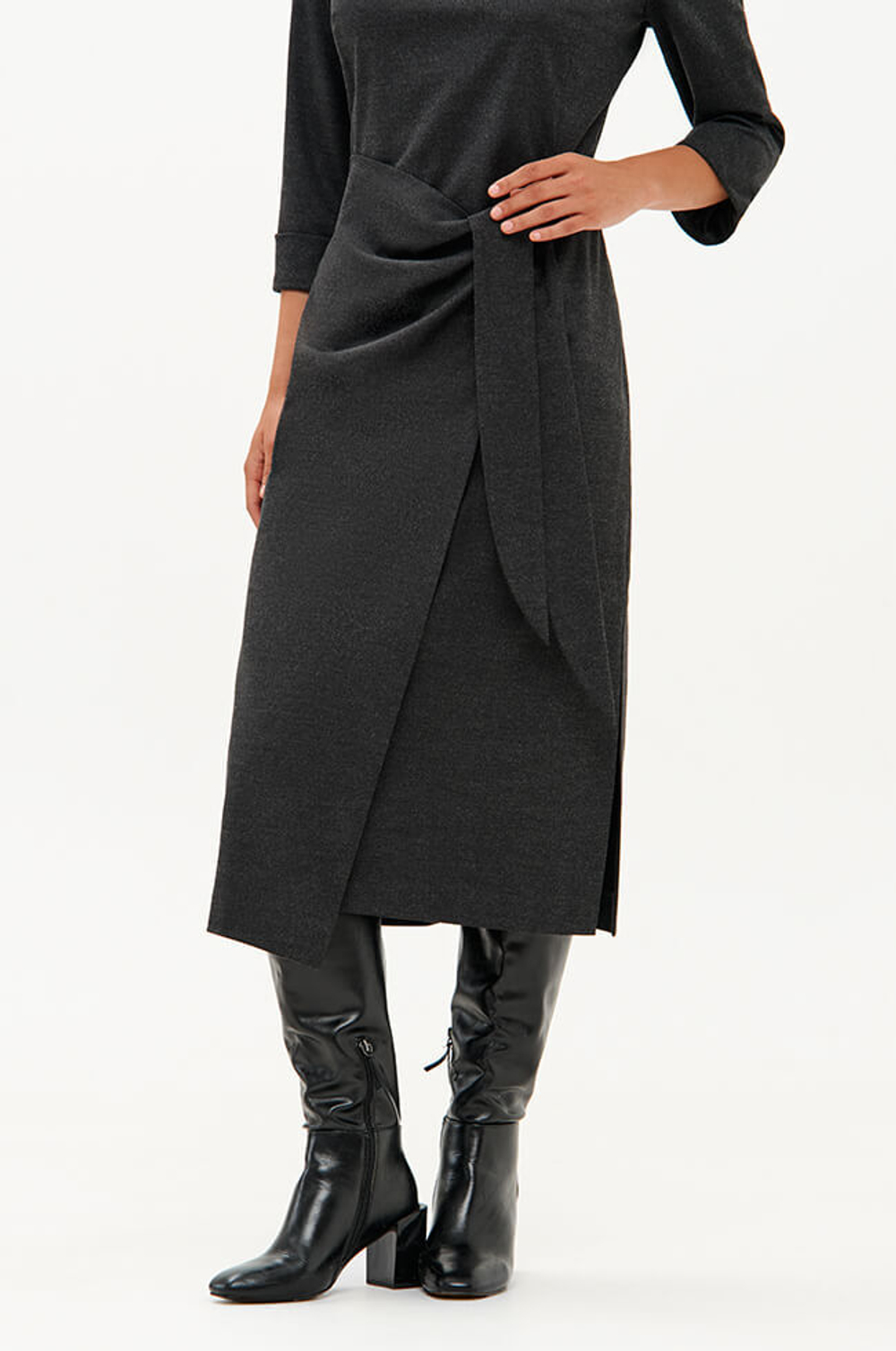 51732 Платье женское (темно-серый)