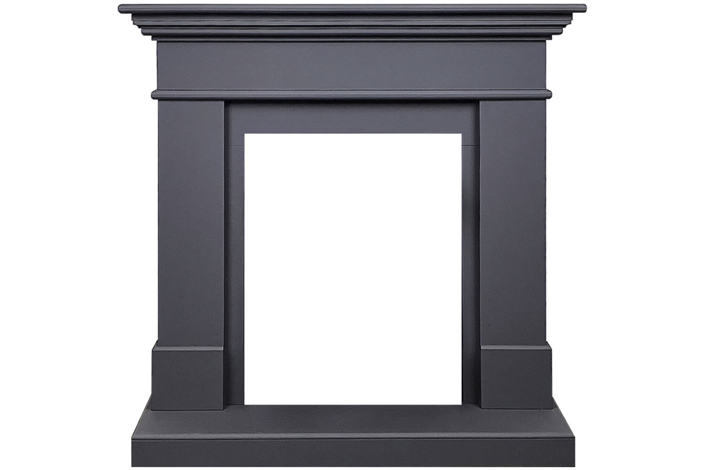 Каминокомплект California SFT (Разборный) - Серый графит с очагом Aspen Black