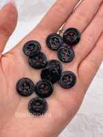 Пуговицы на прокол черные SI (Стоун Ай.)