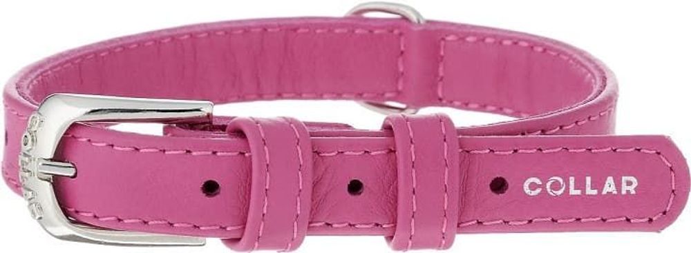 Ошейник "CoLLaR Glamour" без украшений розовый ширина 35мм, длина 46-60см Ошейник "CoLLaR Glamour" без украшений розовый ширина 35мм, длина 46-60см