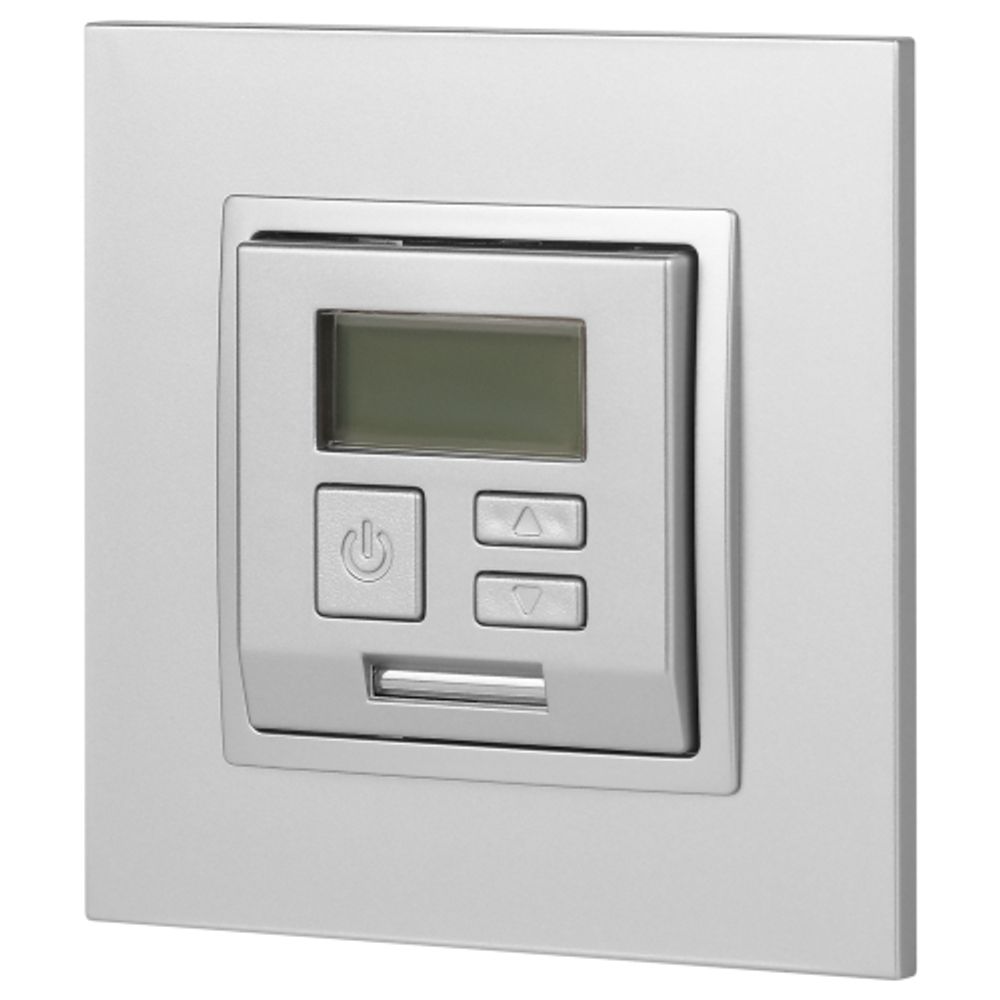 14-4111-03 ЭРА Терморегулятор универс. 230В-Imax16А, IP20, Эра Elegance, алюминий