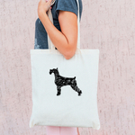 Тканевая сумка "Шнауцер - набросок"