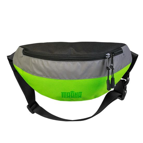 Сумка ТАЙНА поясная LINE салат/реф