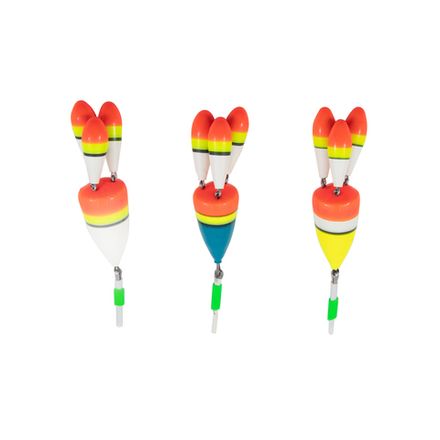 Поплавок зимний ЯМАН "Цветок 3", бальса, 2,0 г, цв. в ассорт.