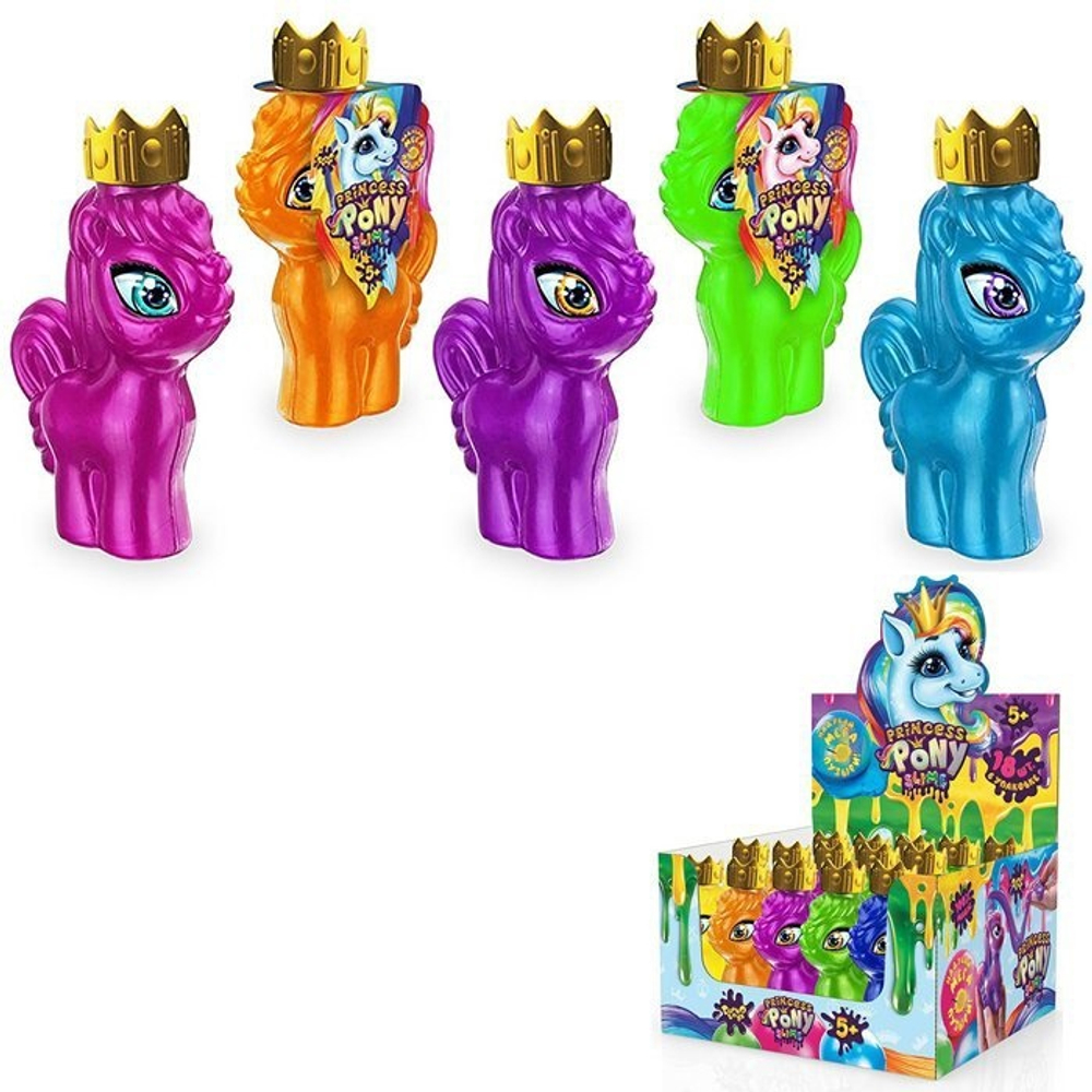 Вязкая масса "Надувай Мега пузыри " серии Princess Pony Slime 159-102