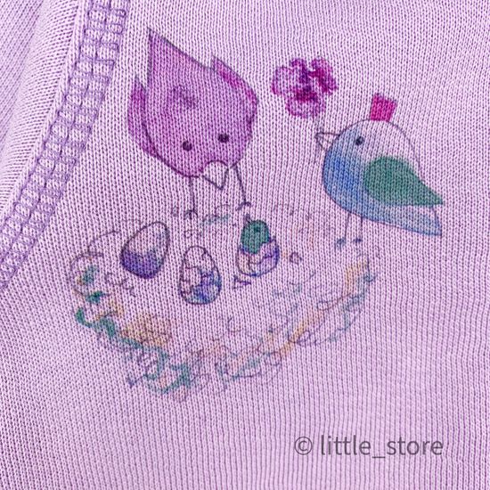 Комбинезон утепленный "Зайкины истории" лиловый