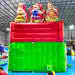 Коммерческий надувной батут с горкой «Добрая русская сказка», 8*4*5 м.