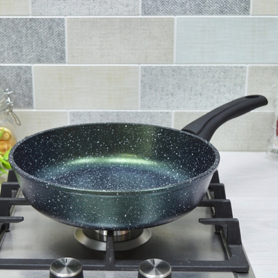 Сковорода 24см Сияние Green с несъемной ручкой, с2451Gr