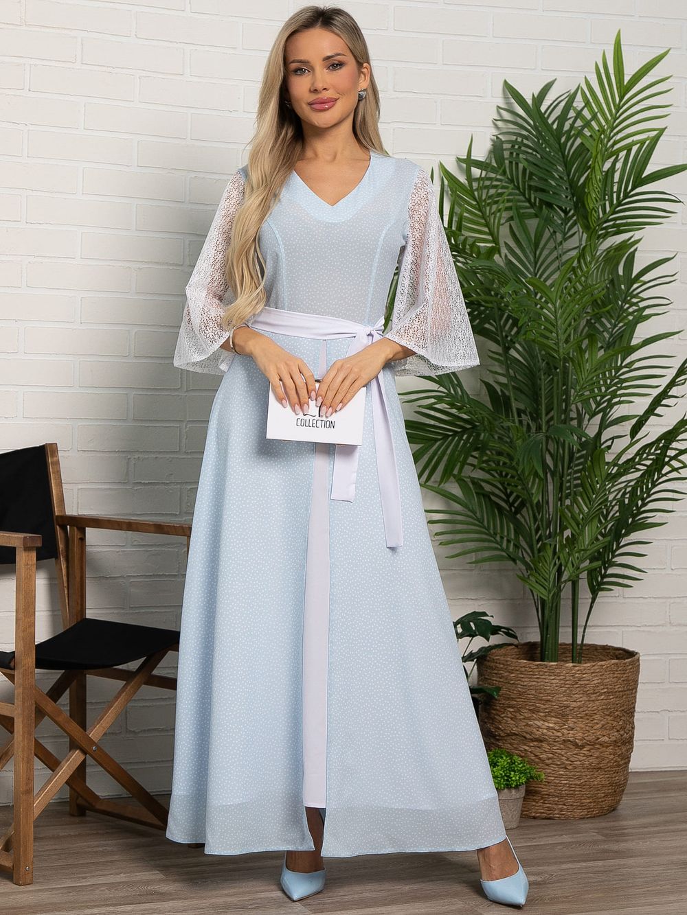 Платье Бьюти (голубое) П15560-18М LT Collection