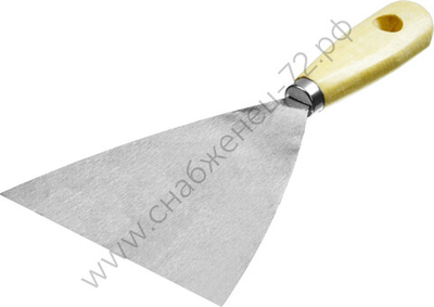 MIRAX 120 мм, деревянная ручка, стальной, Шпатель (1000-120)