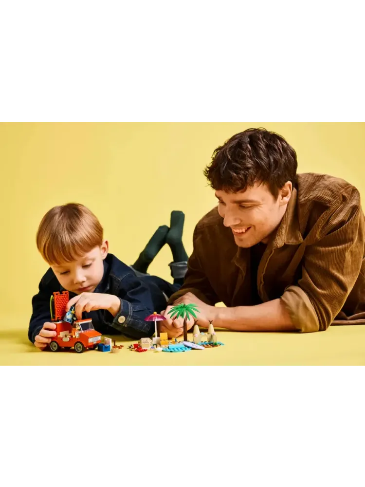 Конструктор Bluey 11202 Пляж Блуи и поездка на машине