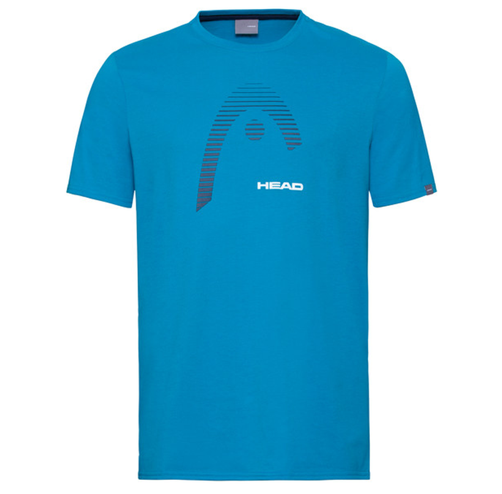 Футболка для мальчика теннисная Head Club Carl T-Shirt JR - electric blue