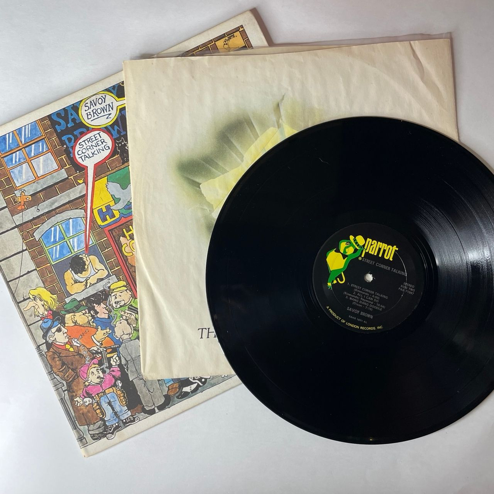 Винтажная виниловая пластинка LP Savoy Brown Street Corner Talking (США 1971)