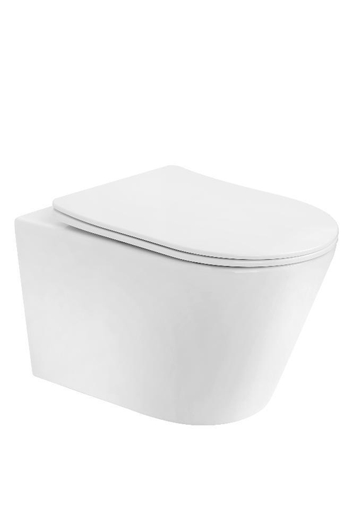 Boheme Унитаз подвесной, AVVA Белый глянец c крышкой (функц. торнадо)