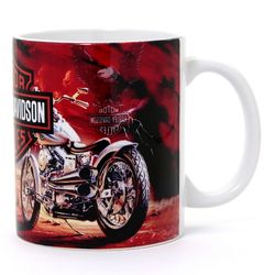 Кружка Harley Davidson ( лого + мотоциклы )