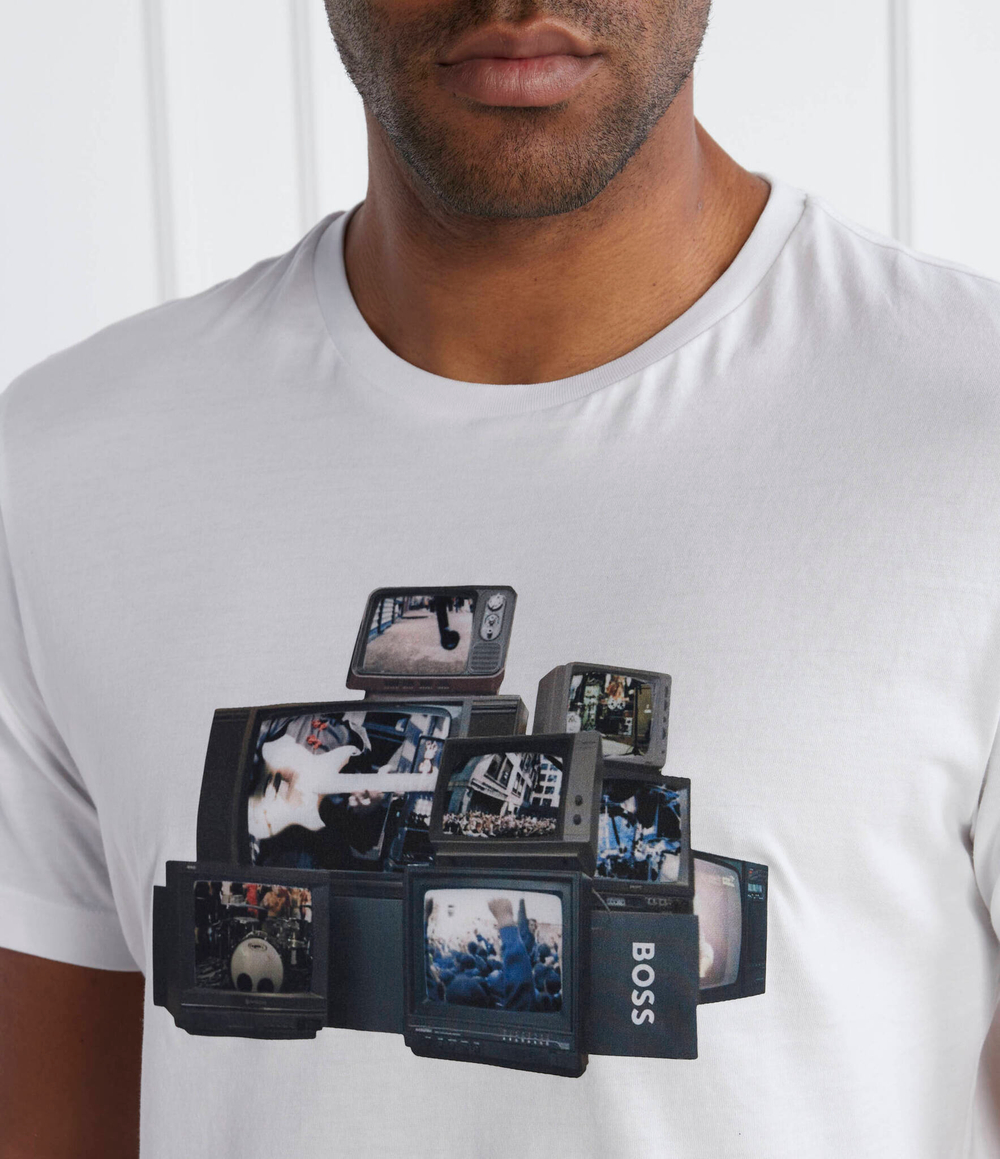 Футболка TeeMushroom BOSS ORANGE - белый(50509892)