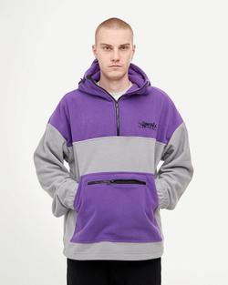 Худи ANTEATER Hoodie-FLEECE-Grey-Violet