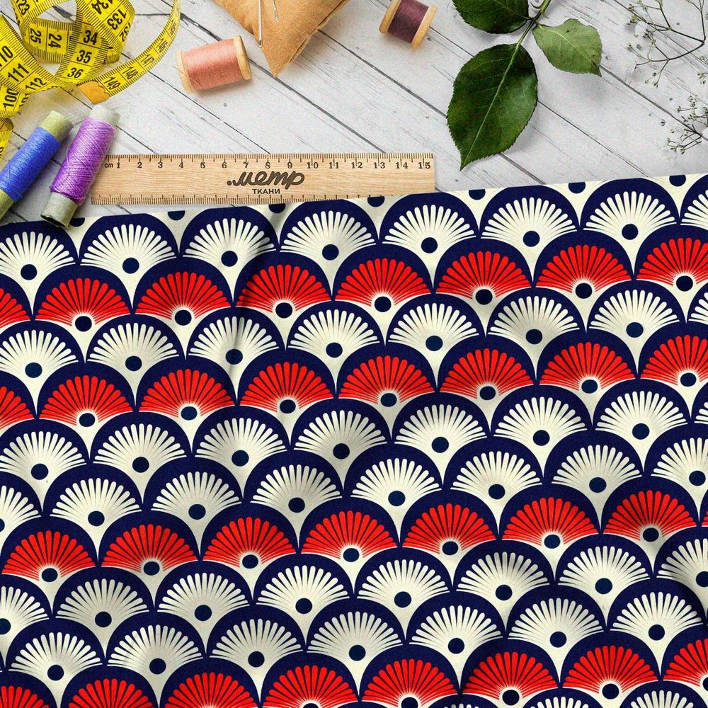 Ткань премиум Оксфорд 600D геометрический танец