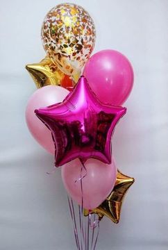 Сет из шаров "Золотая малинка"