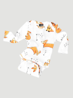 Боди Mjölk Лисички с длинным рукавом