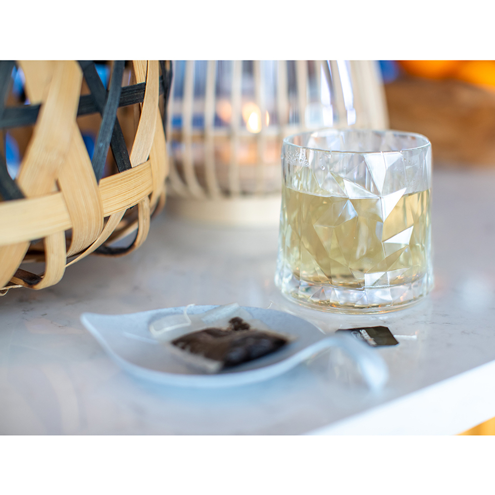 Набор подставок leaf-on, organic, сине-серый. 4 шт.