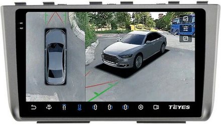 Магнитола для Hyundai Creta 2 2021+ - Teyes CC3-2K-360 на Android 10, 2K QLED, 6Гб+128Гб, CarPlay, 4G SIM-слот, 4 камеры в комплекте