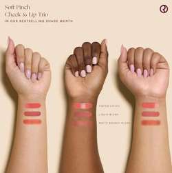 Rare Beauty by Selena Gomez Soft Pinch Cheek & Lip Trio Makeup Gift Set