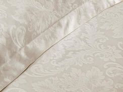 Постельное белье BAMBURA  кремовый жаккард deluxe TIVOLYO HOME Турция