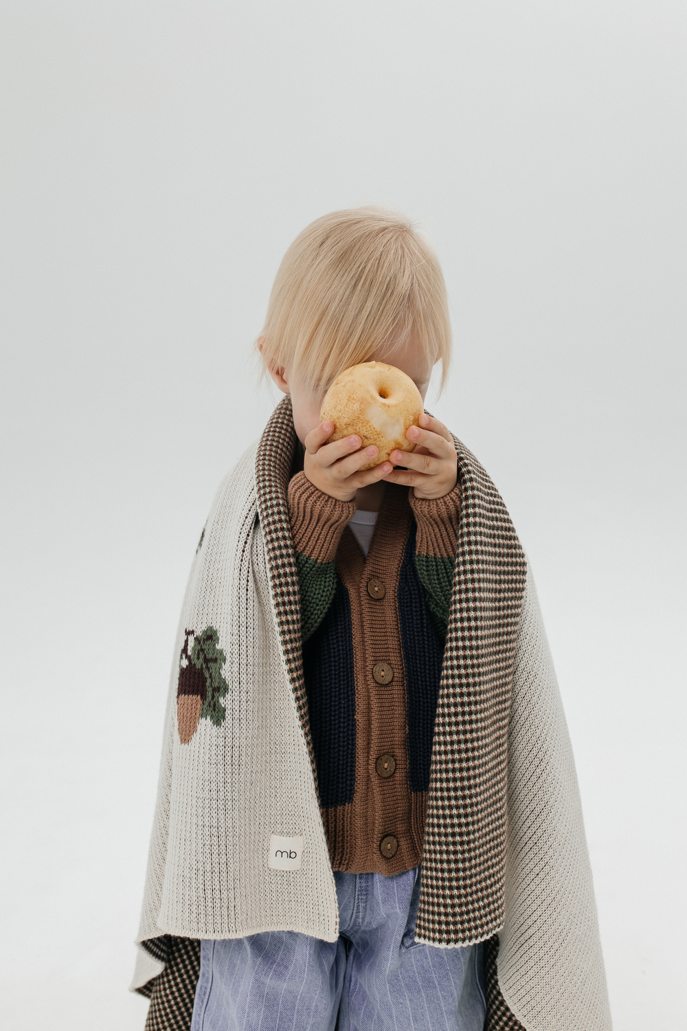 Плед Желуди, Молочный