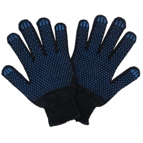 Перчатки рабочие с ПВХ 10 класс ПРОФИ черные