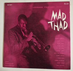 Винтажная виниловая пластинка LP Thad Jones And His Ensemble Mad Thad (Japan 1972) (No Obi)