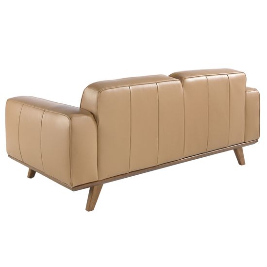 Диван 2-х местный 6119/5606-2P-M5668 с обивкой из стеганой кожи