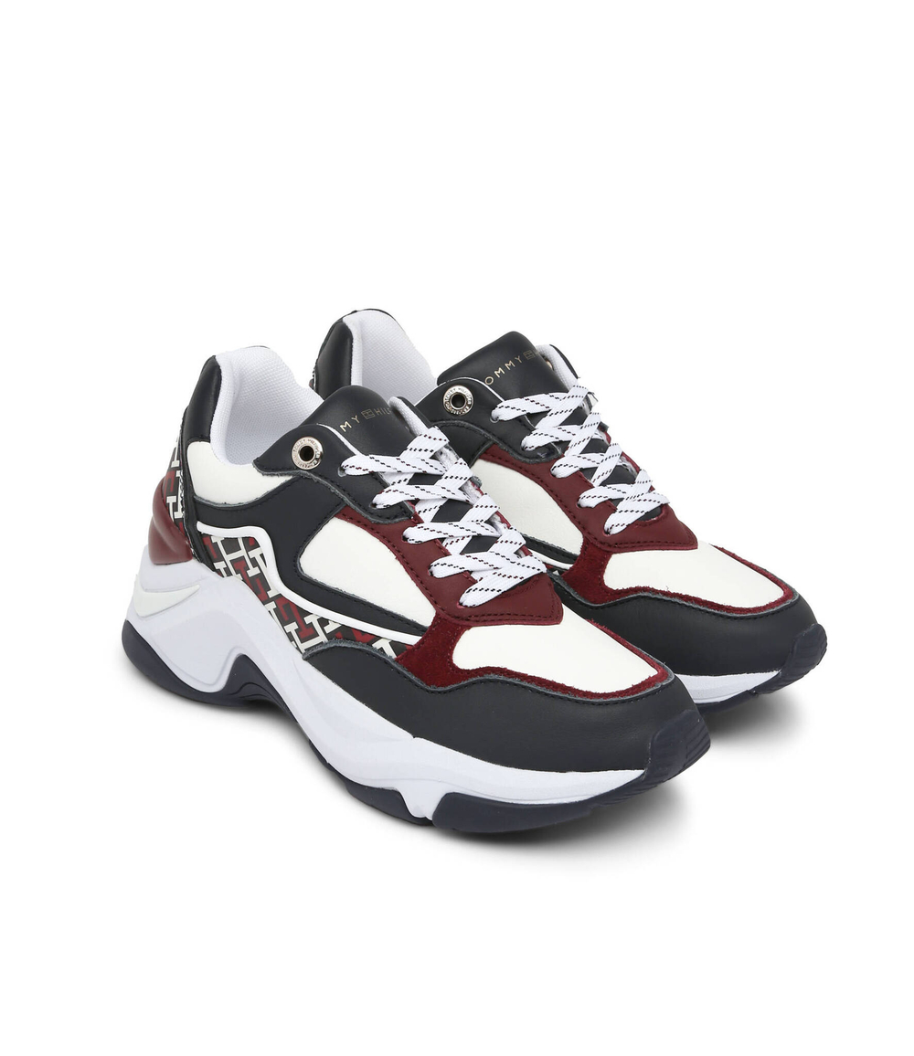 кожаные кроссовки chunky Tommy Hilfiger - белый(FW0FW06789)