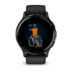Смарт часы Garmin Venu 3 черные с серым безелем