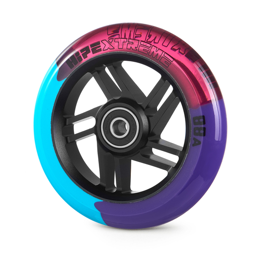 Колесо HIPExtreme H5 mix 110*24 мм, черный/розовый/голубой/фиолетовый