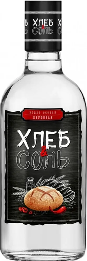 ХЛЕБ &amp; СОЛЬ. ПЕРЦОВАЯ водка 0.5л.